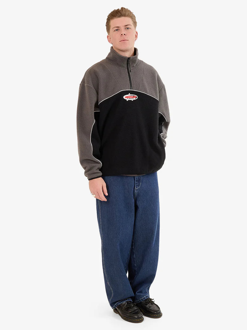 Worship Supplies Striker Quarter Zip Polar Fleece - Black