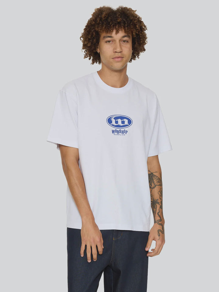 Worship Morality Tee - White