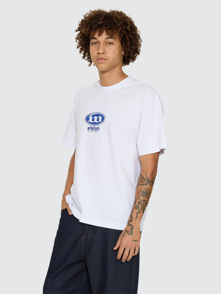 Worship Morality Tee - White