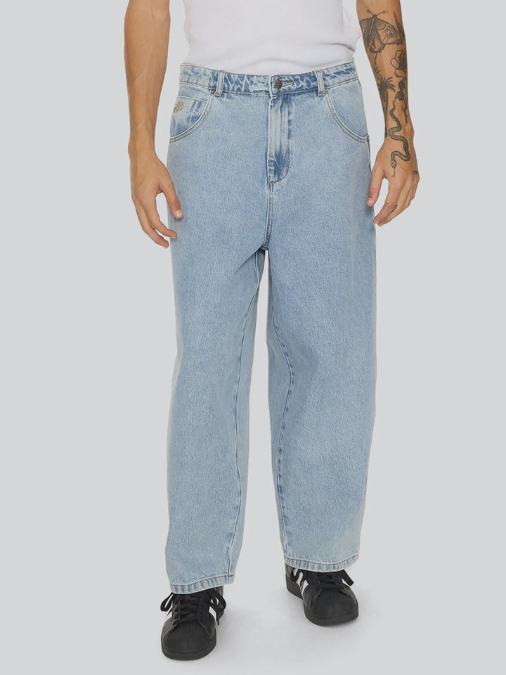 Worship Supplies Dozer Jean - Worship Worn Blue