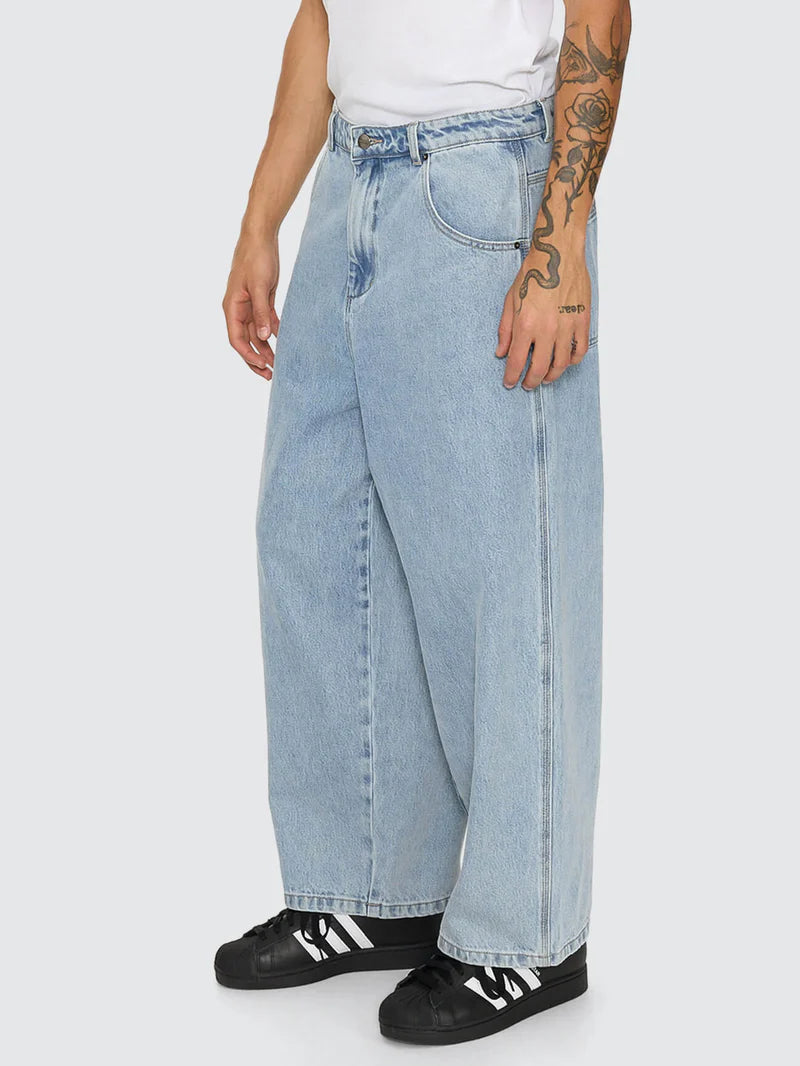 Worship Supplies Dozer Jean - Worship Worn Blue
