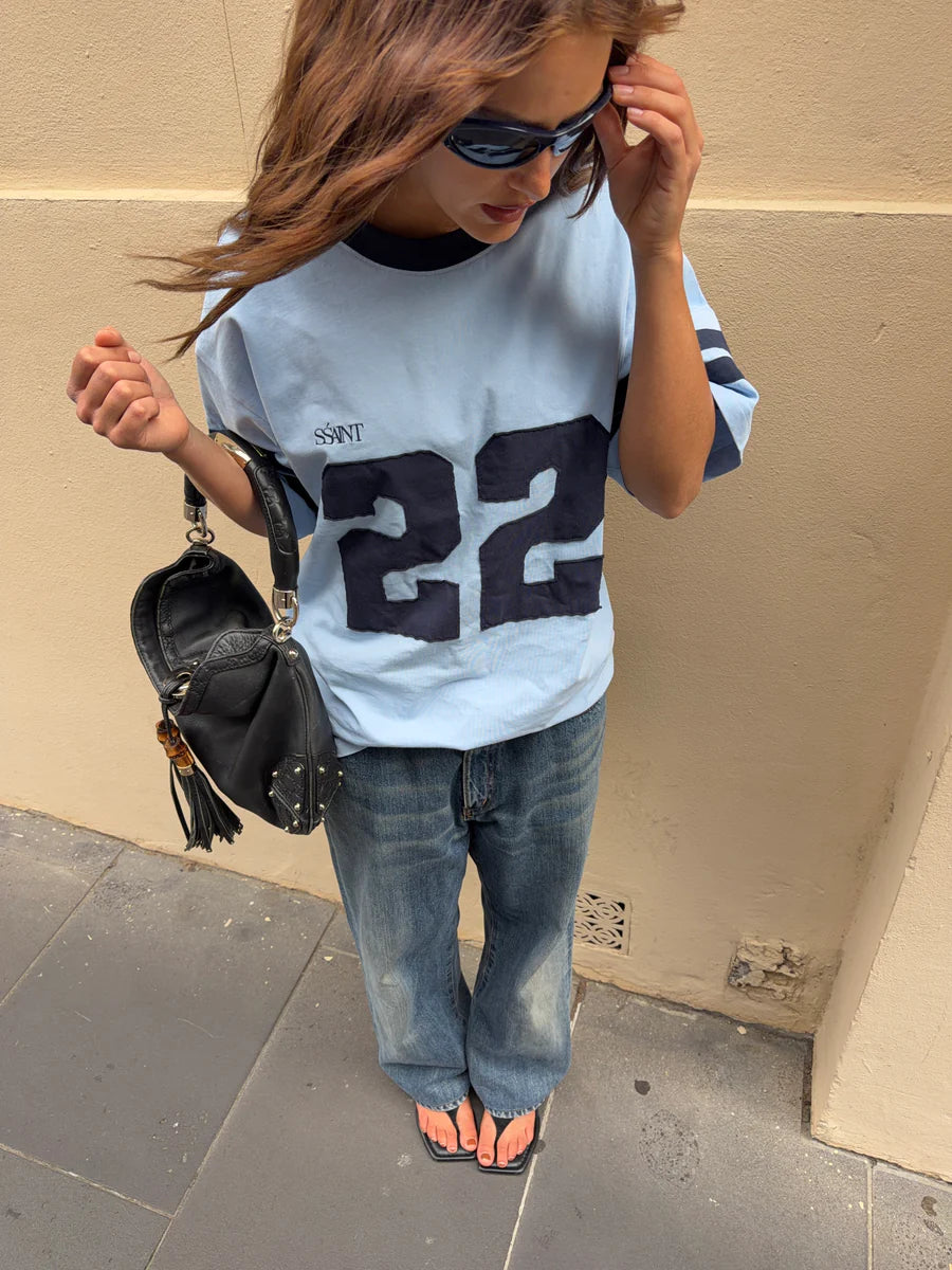 SŚAINT Twenty Two Tee - Baby Blue