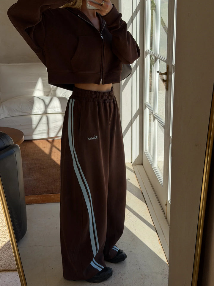 SSAINT Barrel Trackpant - Brown/Blue