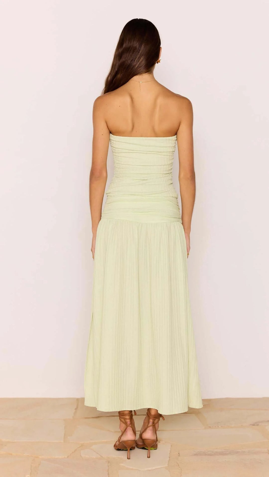 Mink Pink Chloe Strapless Top-Pistachio