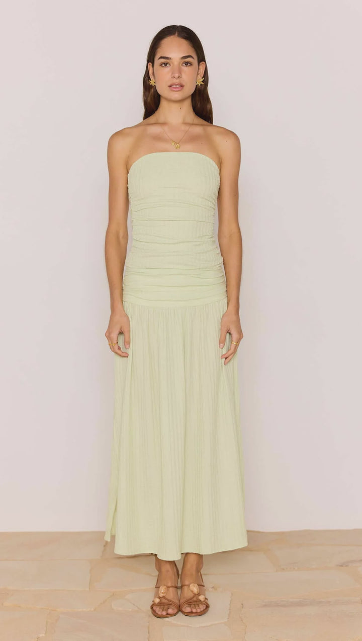 Mink Pink Chloe Strapless Top-Pistachio