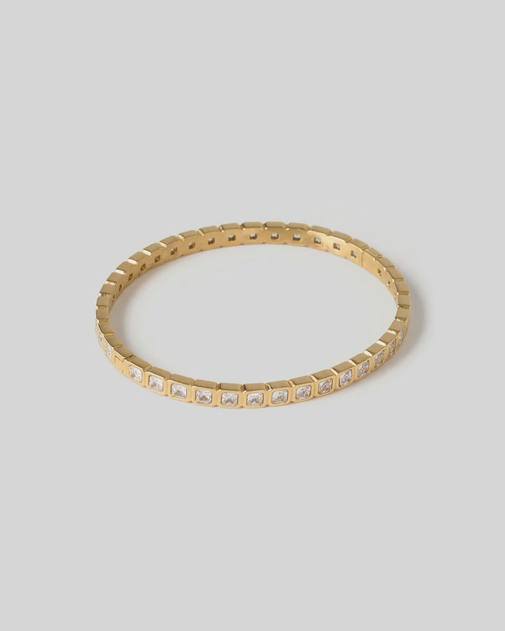 Arms Of Eve Quinn Gold Cuff - Stone