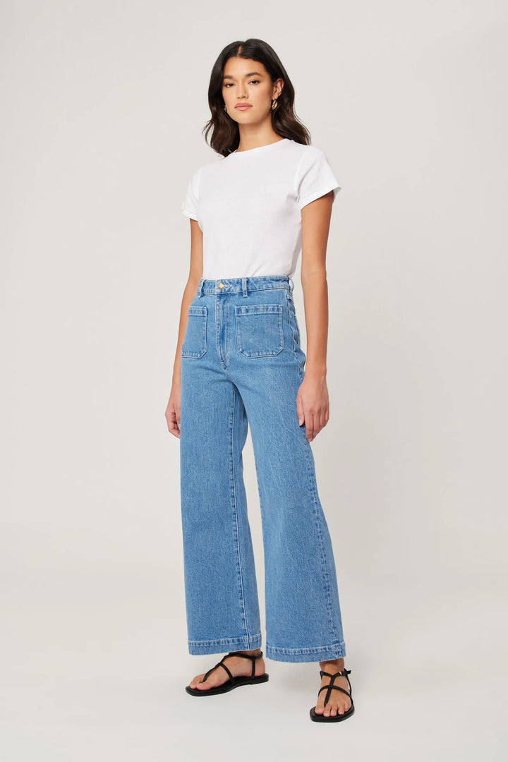 Rolla's Sailor Jean - Lily Blue Mid Blue