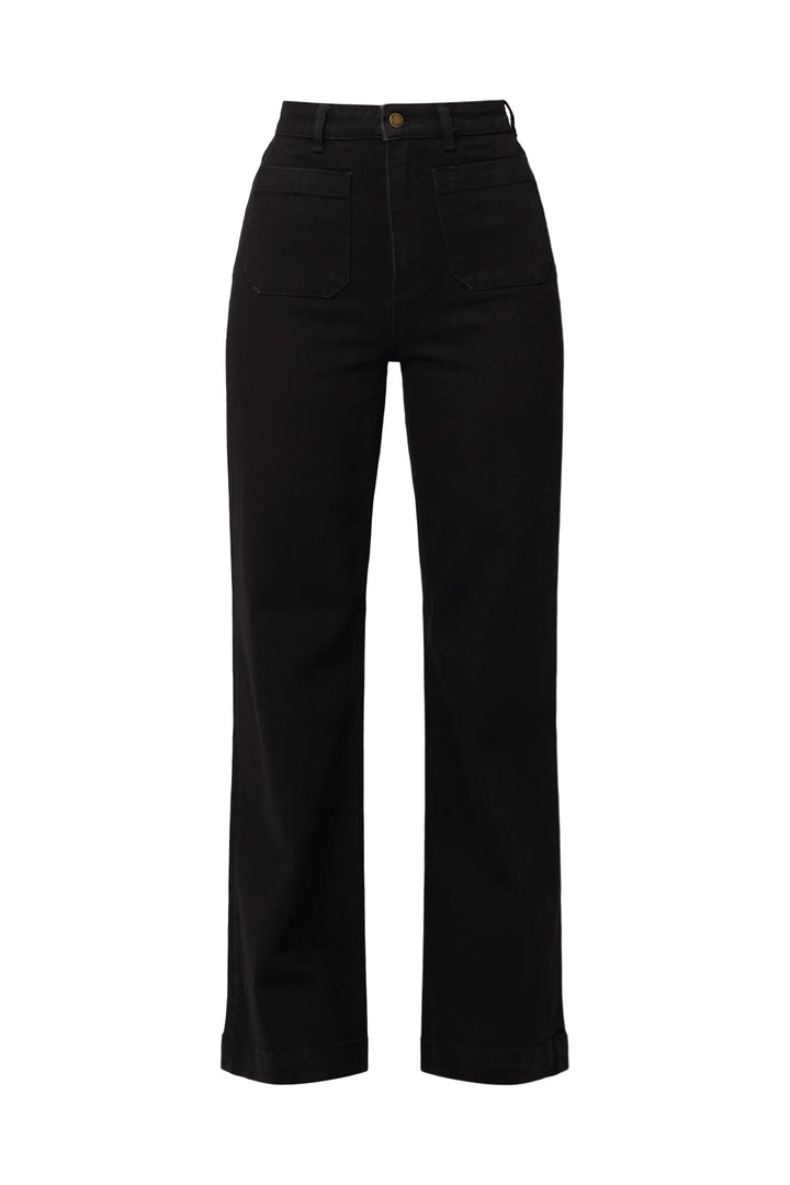 Rolla's Sailor Jean Long - Rinse Black