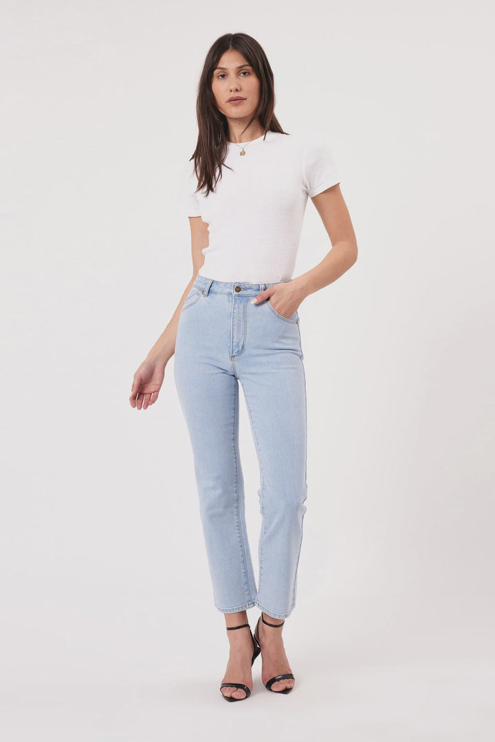 Rolla's Original Straight Jean - Luna - Light Vintage Indigo
