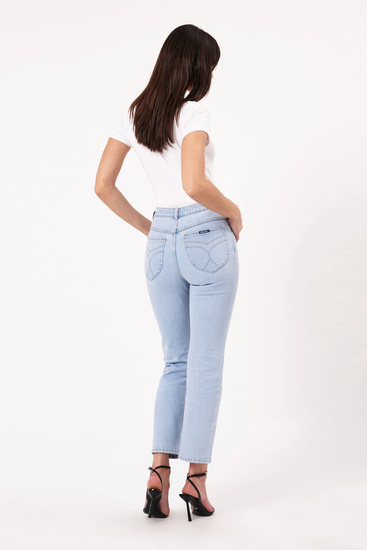 Rolla's Original Straight Jean - Luna - Light Vintage Indigo