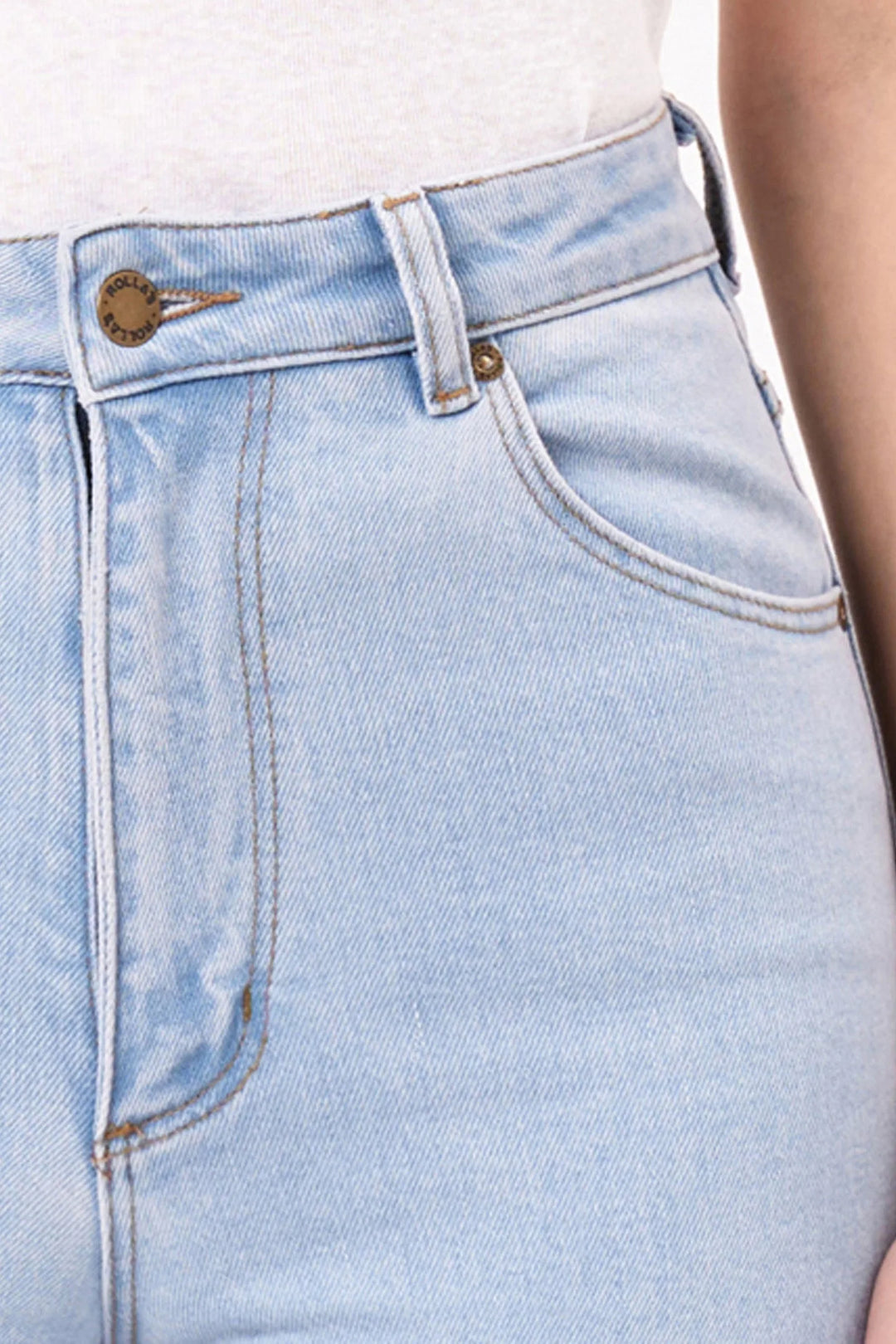 Rolla's Original Straight Jean - Luna - Light Vintage Indigo