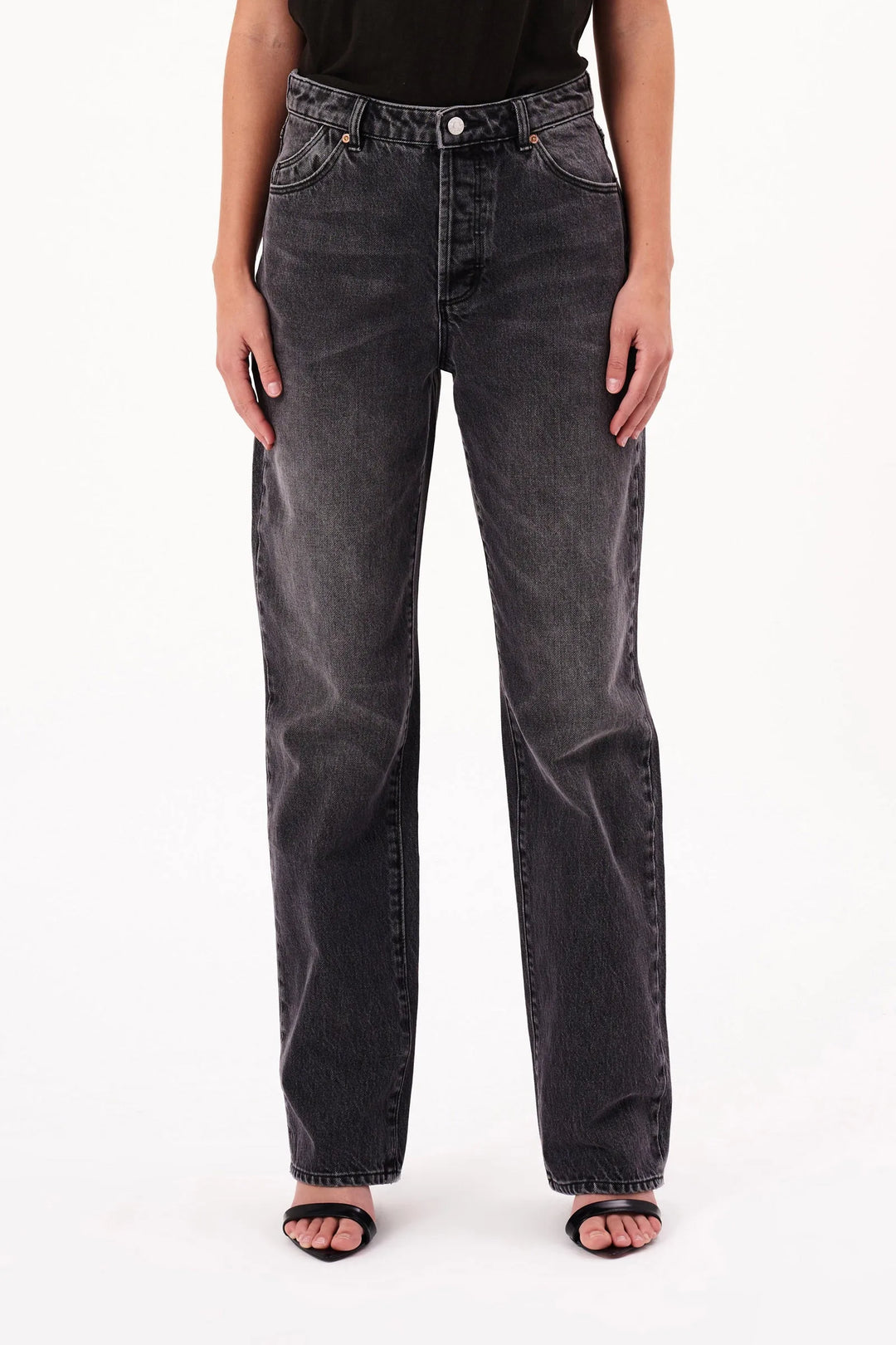 Rolla's 90s Relaxed Jean - Worn Black - Vintage Black