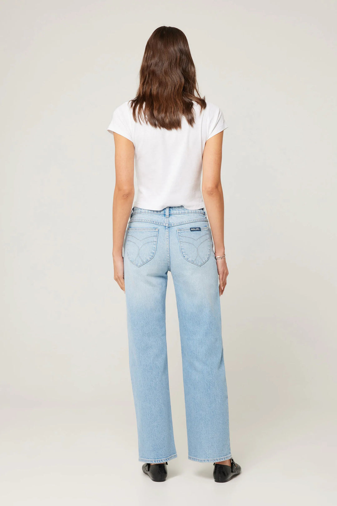 Rolla's Heidi Low Jean - Sunshine - Light Vintage Blue