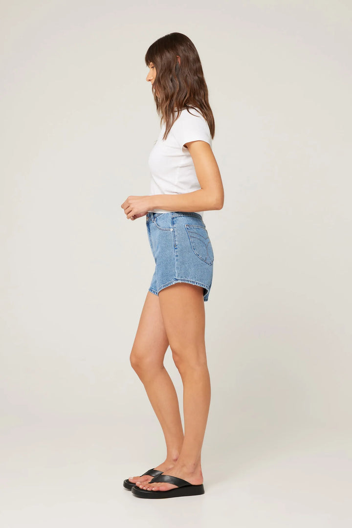 Rolla's Mirage Denim Short - Jenna - Mid Vintage Blue