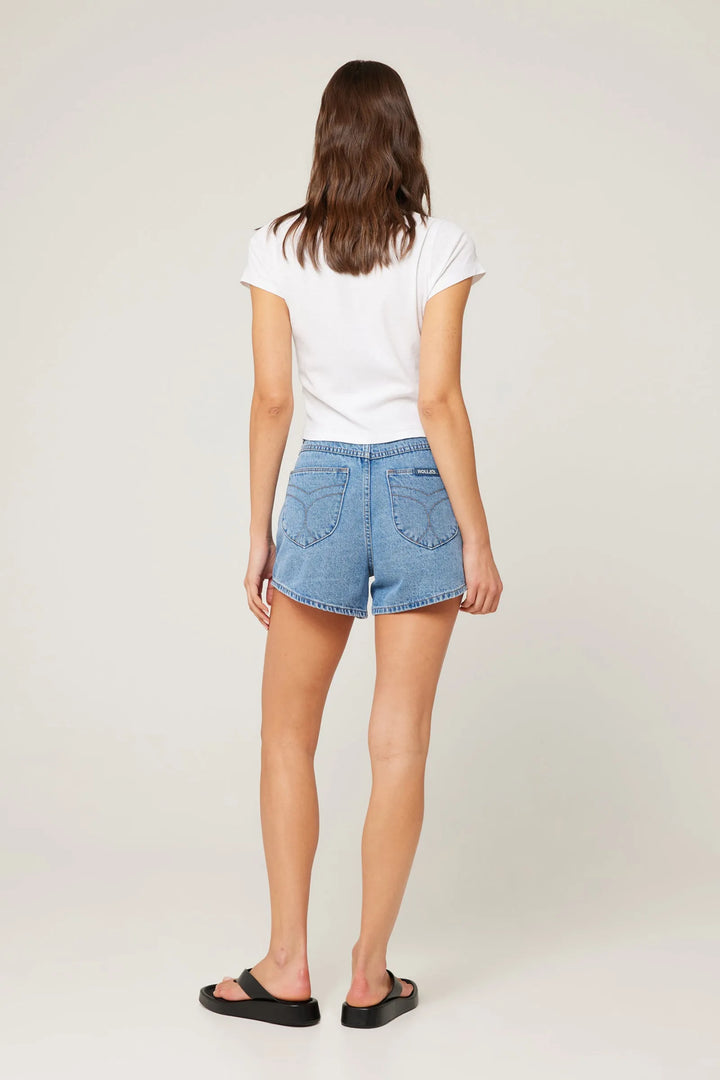 Rolla's Mirage Denim Short - Jenna - Mid Vintage Blue