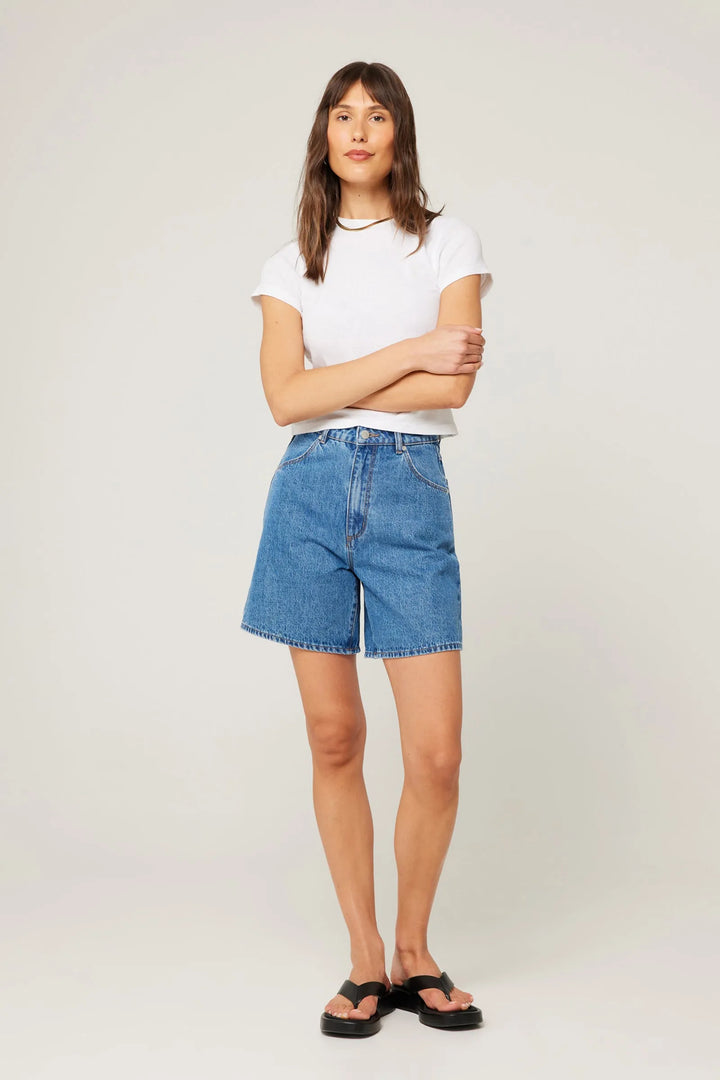 Rolla's Super Mirage Denim Short - Evie - Dark Blue