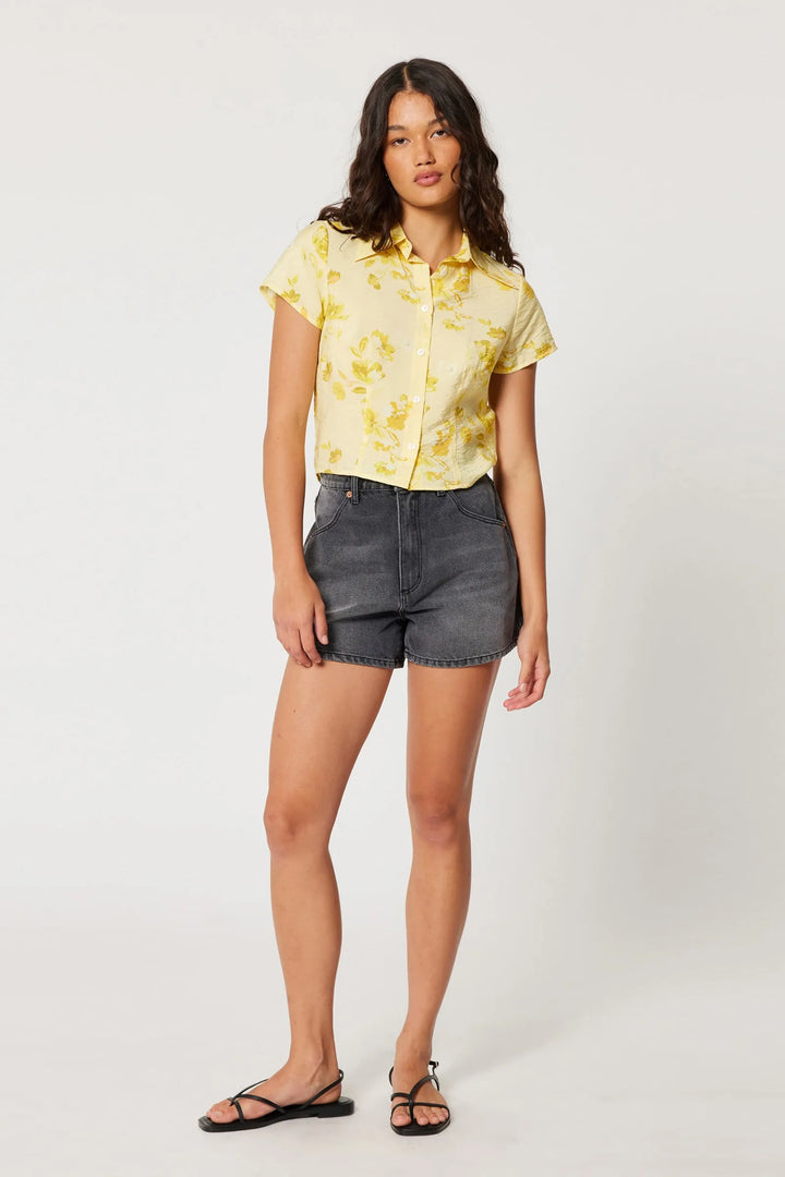 Rolla's Mirage Denim Short - Worn Black - Vintage Black