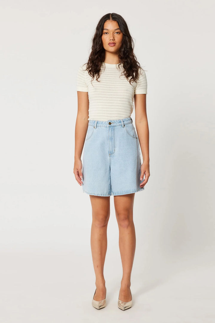 Rolla's Super Mirage Denim Short - Nina Blue - Light Blue