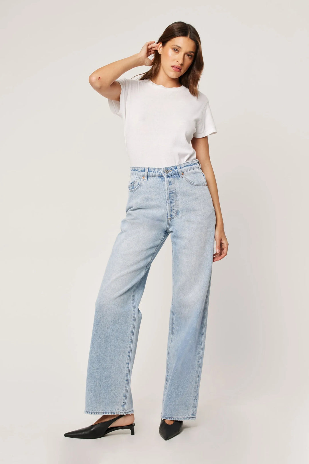 Rolla's Stevie Relaxed Jean - Long Beach - Light Vintage Blue