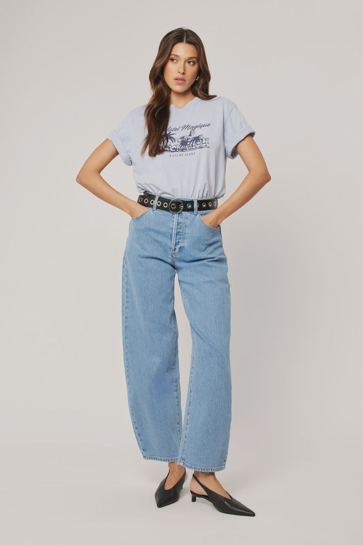 Rolla's Gigi Barrel Jean - Country Blue