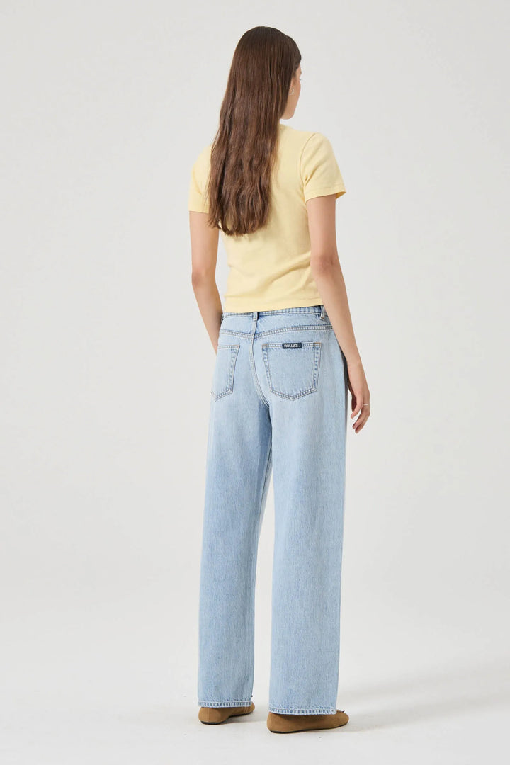 Rolla's Kate Mid Baggy Jean - Breezy Blue