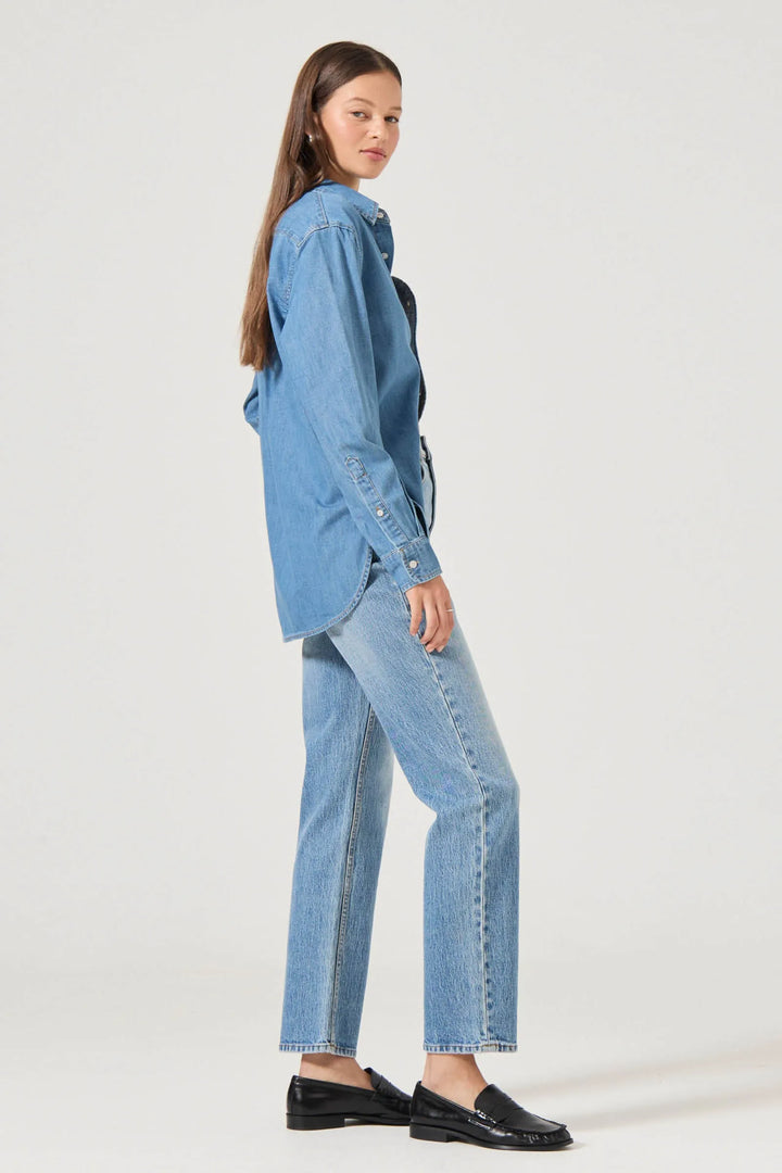 Rolla's LouLou Straight Jean - Lennon Blue