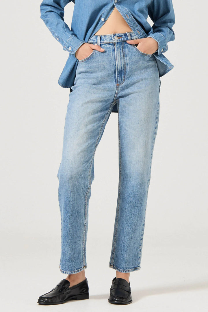 Rolla's LouLou Straight Jean - Lennon Blue