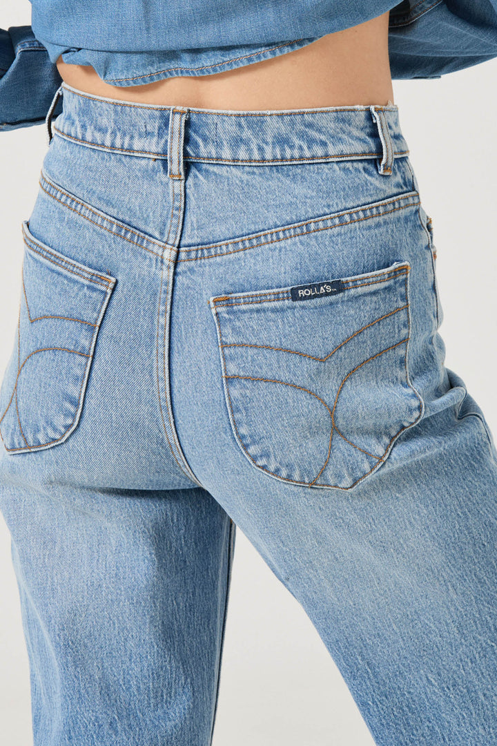 Rolla's LouLou Straight Jean - Lennon Blue