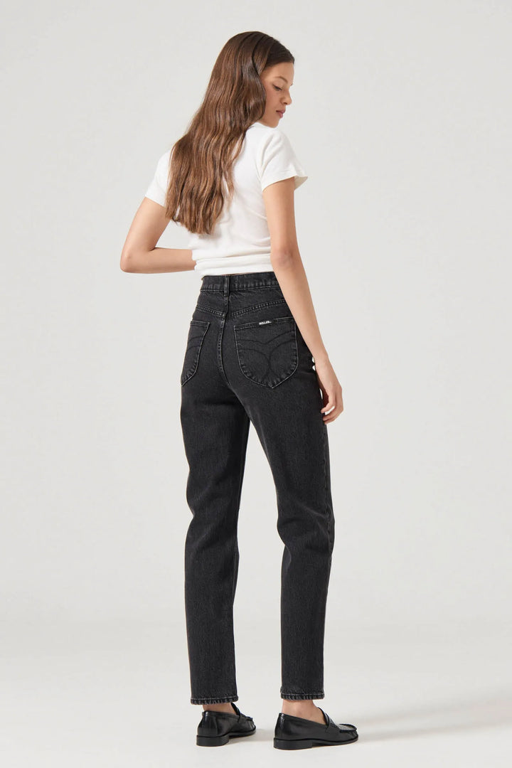 Rolla's LouLou Straight Jean - Black Sand Vintage