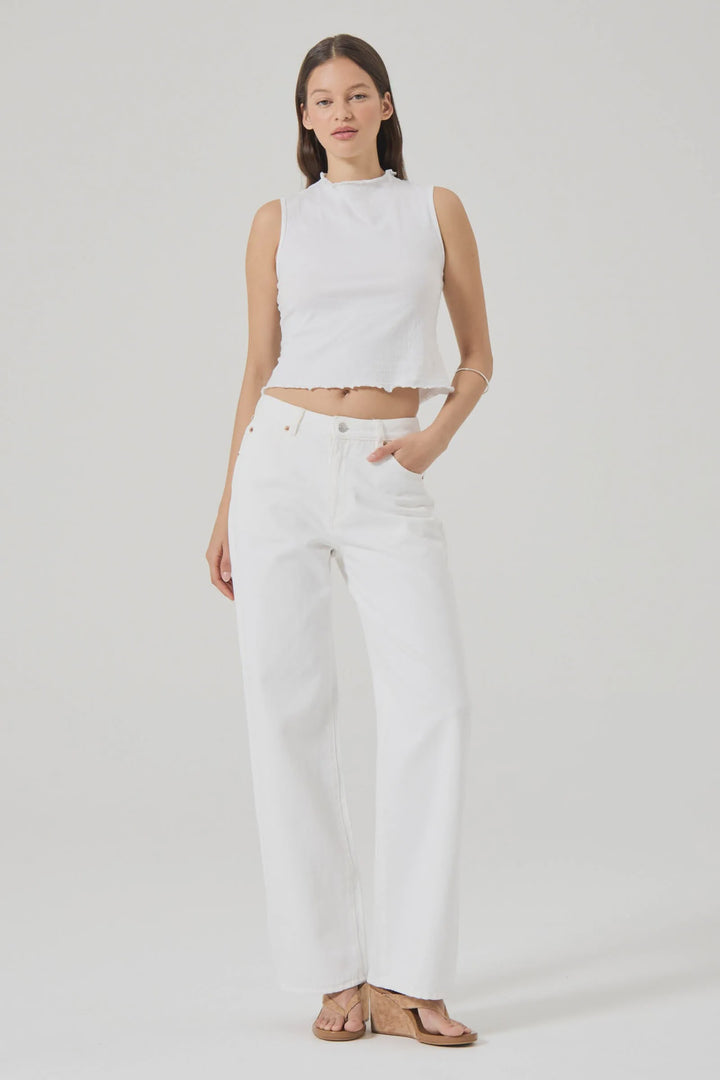 Rolla's Kate Mid Baggy Jean - Vintage White