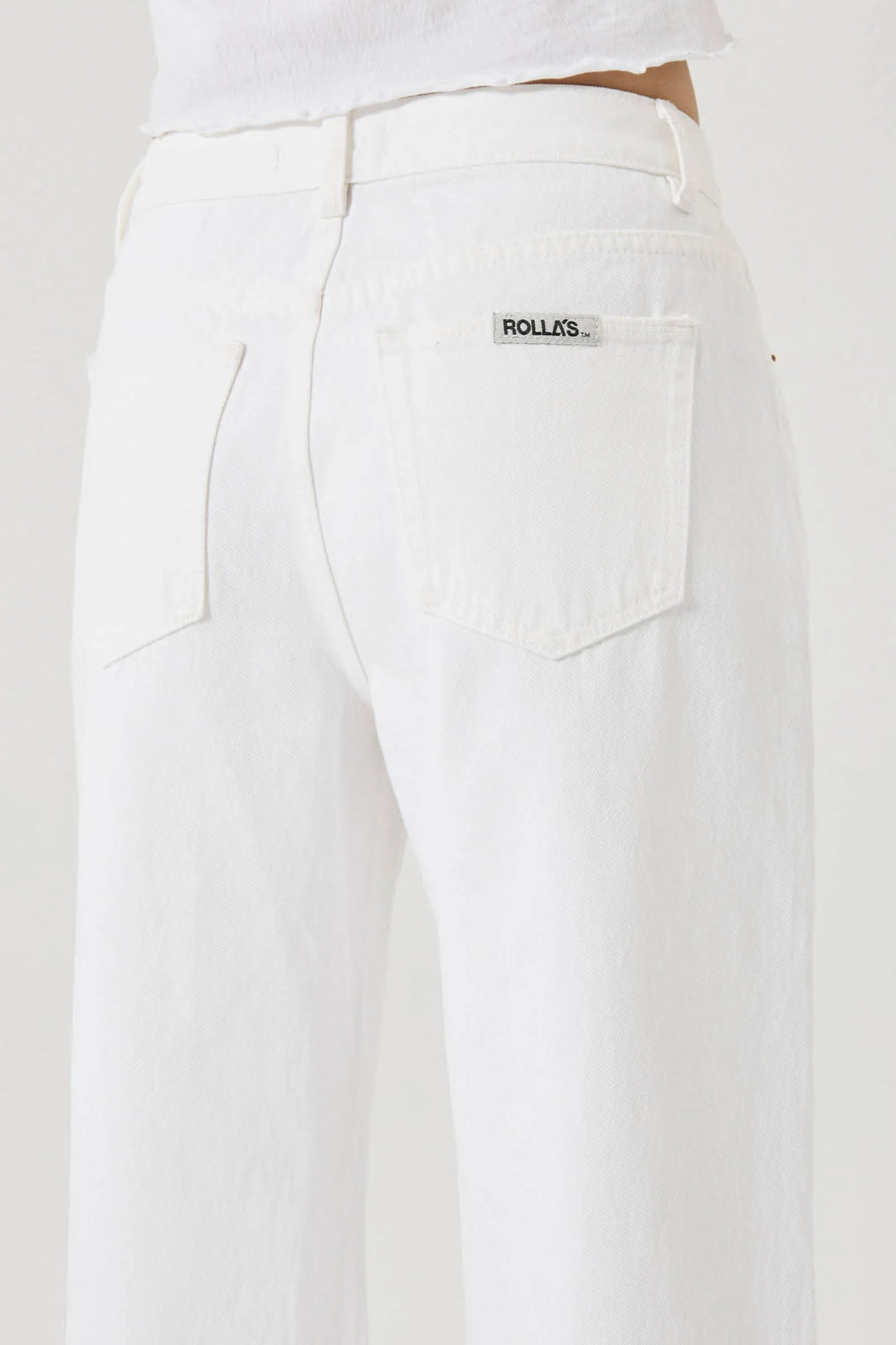 Rolla's Kate Mid Baggy Jean - Vintage White