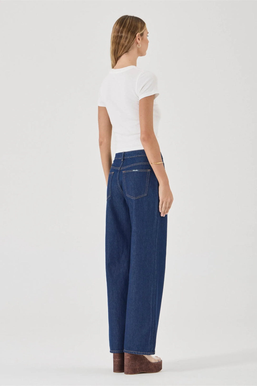 Rollas Kate Baggy Jean - Soho Blue