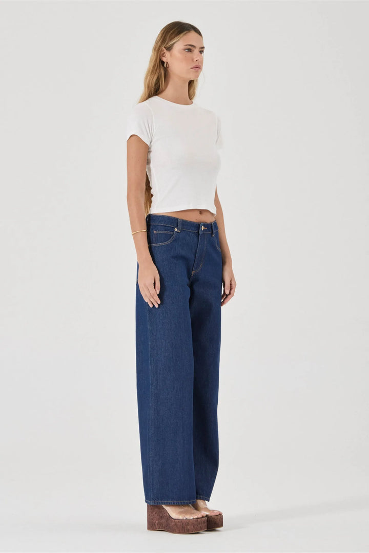 Rollas Kate Baggy Jean - Soho Blue
