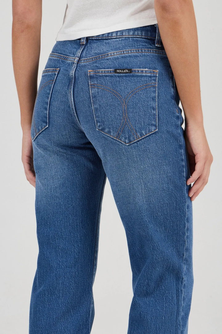 Rollas Meg Straight Denim Jean - Reign