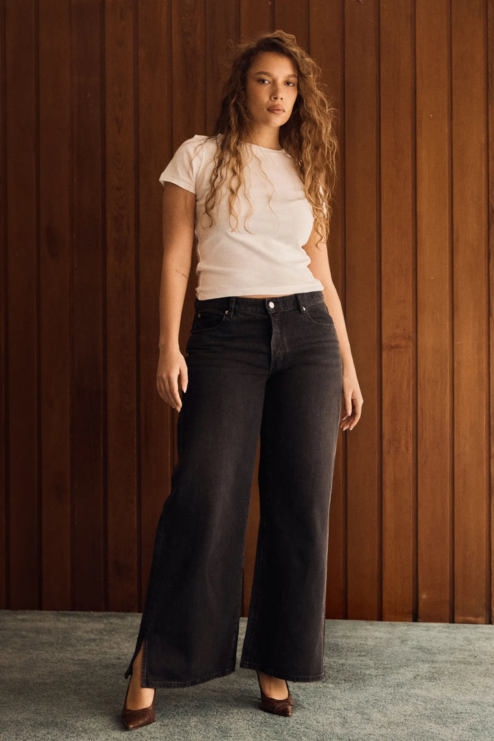 Rollas Frankie Loose Denim Jean - Mercer Black