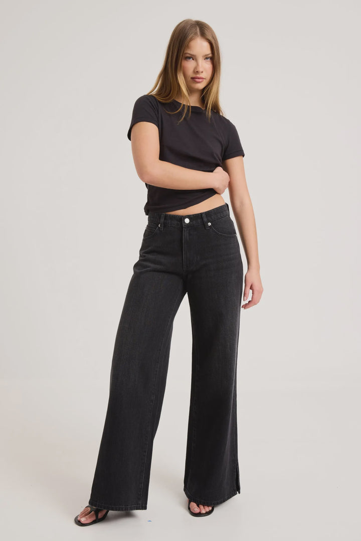 Rollas Frankie Loose Denim Jean - Mercer Black