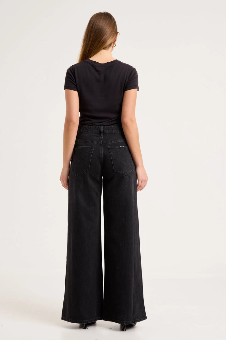 Rollas Frankie Loose Denim Jean - Mercer Black