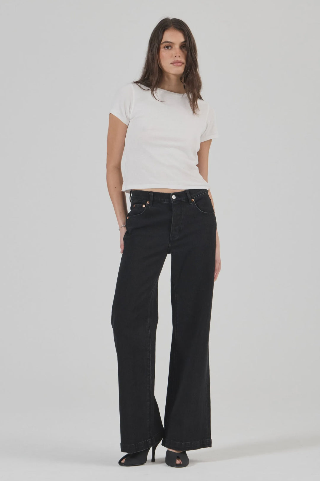 Rollas Jane Aline Denim Jean - Noir