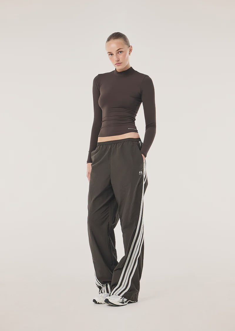 P.E Nation Radius Pant - Coffee/Whisper White