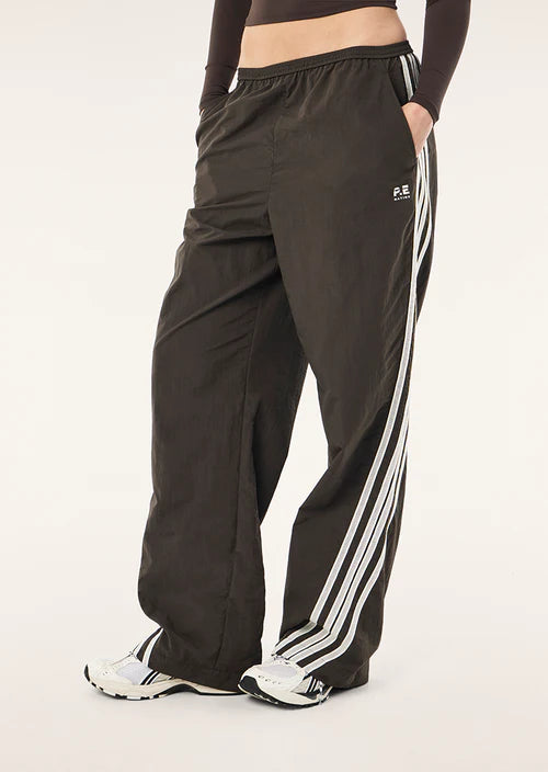 P.E Nation Radius Pant - Coffee/Whisper White