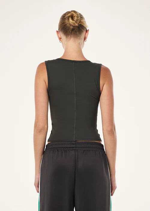 P.E Nation Refine Scoop Neck - Smokestone