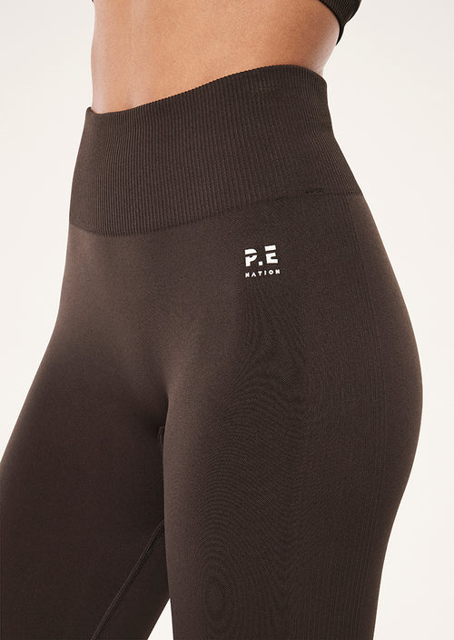 P.E Nation Restore Seamless Legging - Coffee