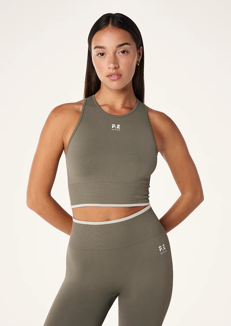 P.E Nation Restore Seamless Legging - Khaki