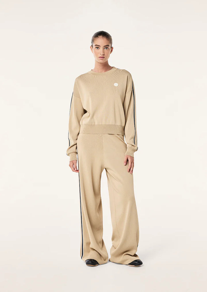 P.E Nation Retreat Knit Jumper - Oxford Tan
