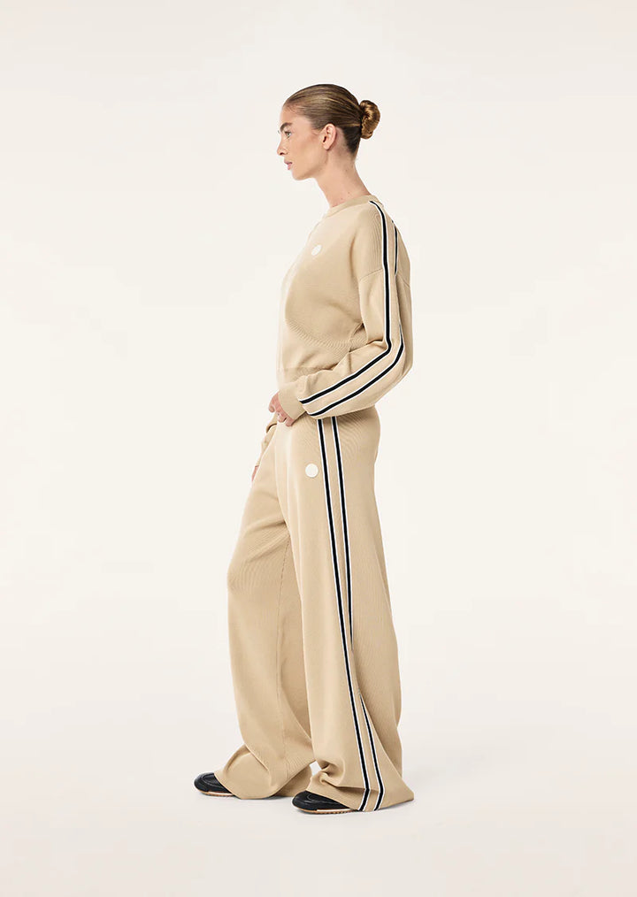 P.E Nation Retreat Knit Jumper - Oxford Tan