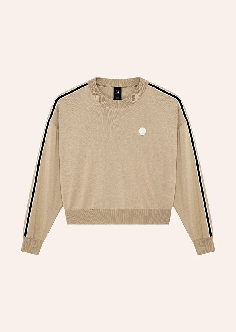 P.E Nation Retreat Knit Jumper - Oxford Tan
