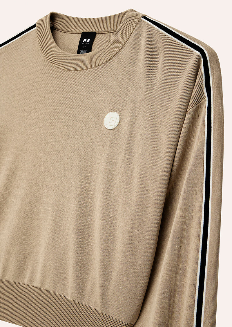P.E Nation Retreat Knit Jumper - Oxford Tan