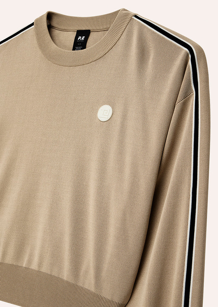 P.E Nation Retreat Knit Jumper - Oxford Tan