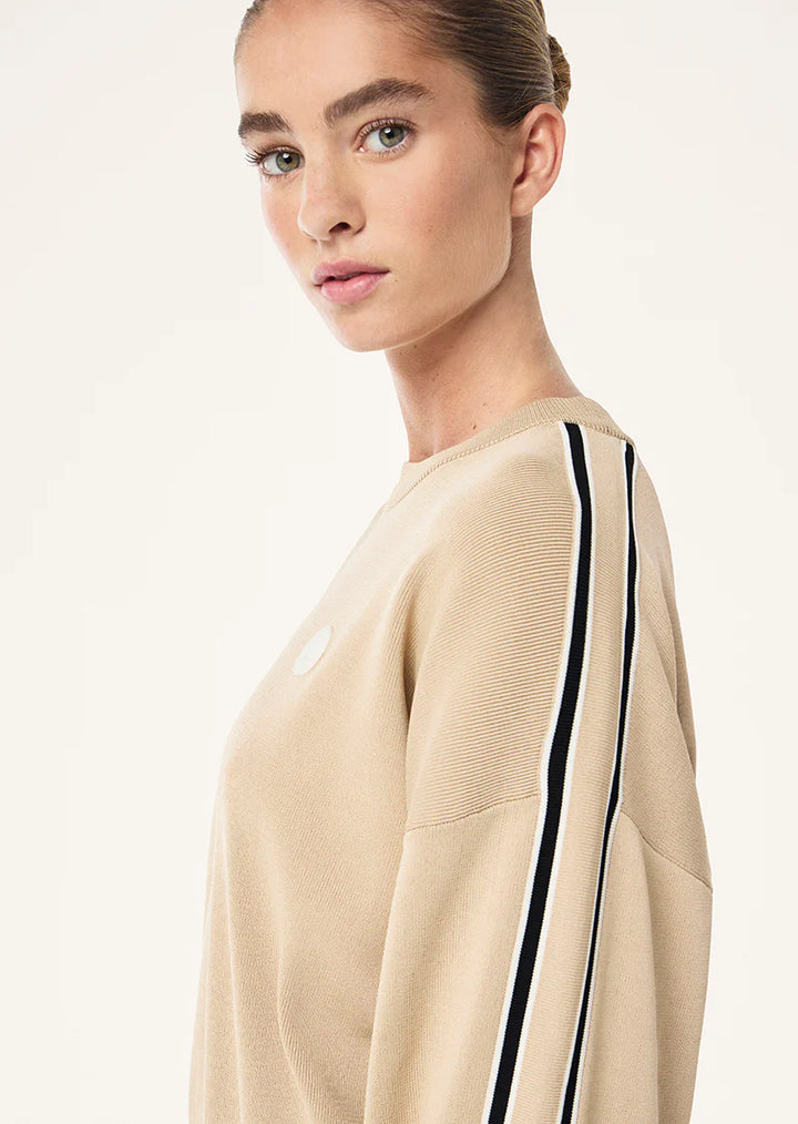 P.E Nation Retreat Knit Jumper - Oxford Tan