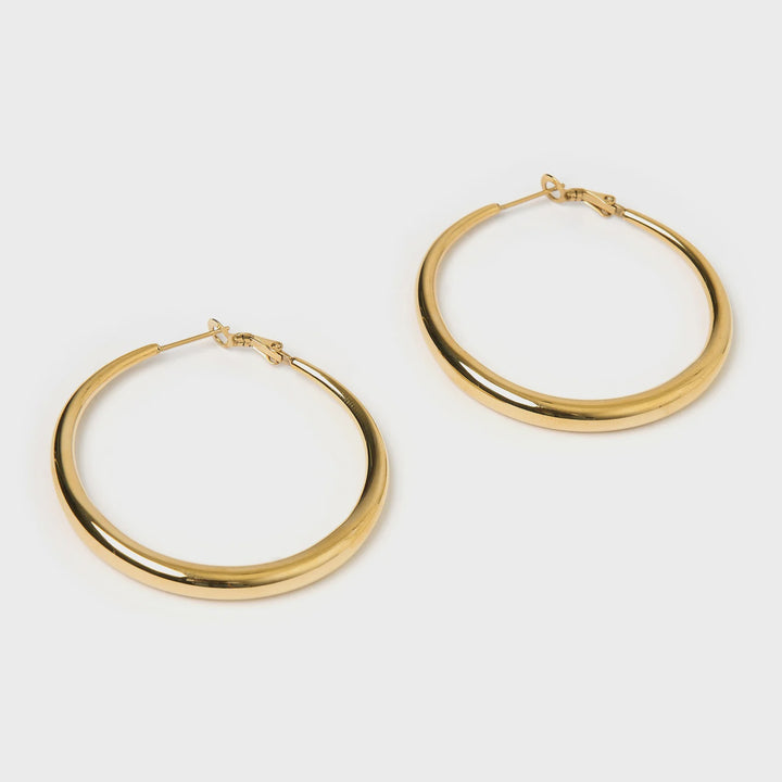 Arms Of Eve Riley Gold Hoop Earrings - Large